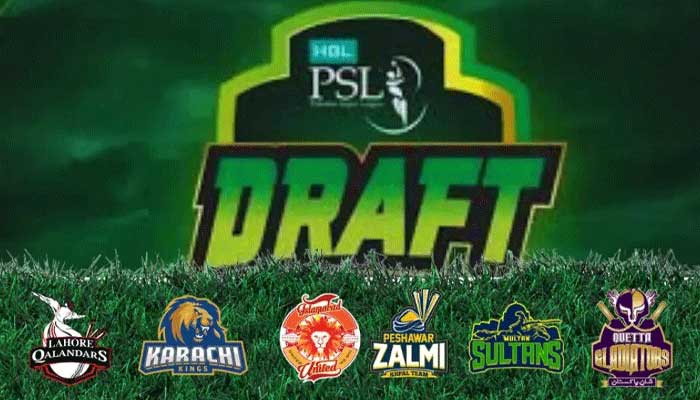 Pakistan Super League (PSL) 10 draft. — X