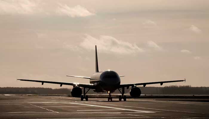 An Airbus plane is seen at Riga International Airport in Riga, Latvia, January 17, 2020. — Reuters