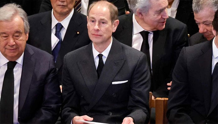 Prince Edward reappears post hiatus, family in town.