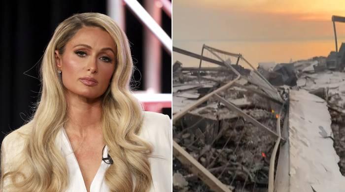 Paris Hilton returns to ruins of her Malibu residence: ‘Devastated past phrases’