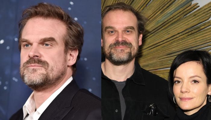 David Harbour made a public appearance in New York at a basketball game.