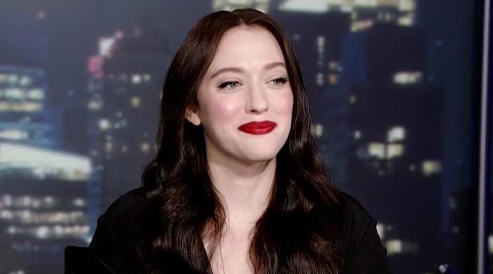 Kat Dennings confesses she wasn’t allowed to look at THIS present at age 14