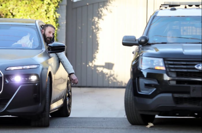 Ben Affleck gets in heated exchange with police after FBI visit