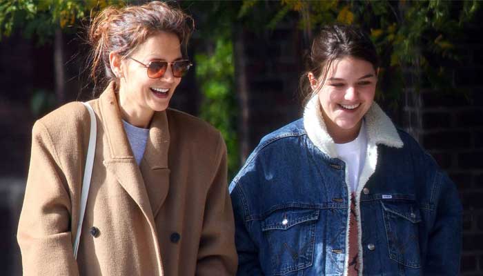 Suri Cruise supports her mother Katie Holmes at Our Town Broadway play