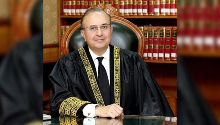 Supreme Courts Justice Mansoor Ali Shah. — SC website