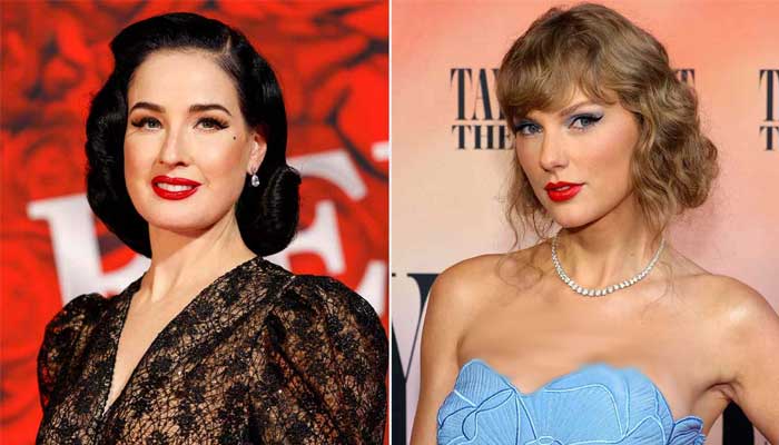 Dita Von Teese starred alongside Taylor Swift in Bejeweled music video