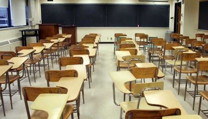 A representational image of seats in a classroom. — Geo.tv/File