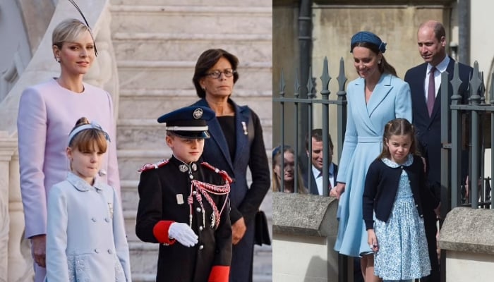 Royal style in sync: Charlene, Princess Kate shine with their mini me fashion moments