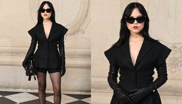 Wednesday star Jenna Ortega sets bar high in chic black Dress at Paris Fashion Week