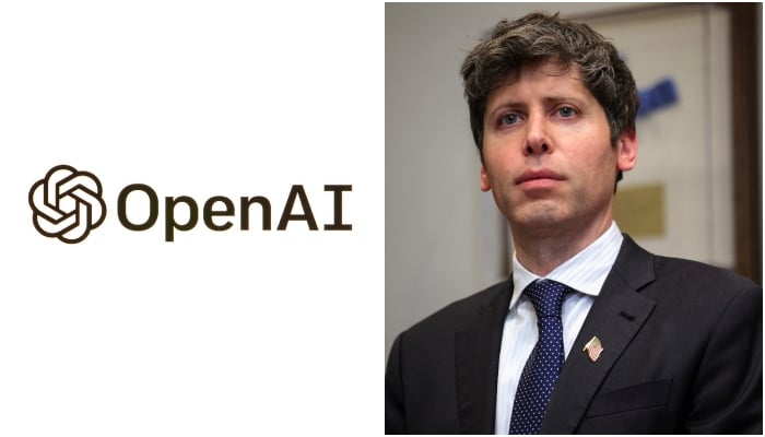 A combination of images shows the CEO of Openai, Sam Altman (right) and the logo of technological companies. - Unsplash / Reuters / File