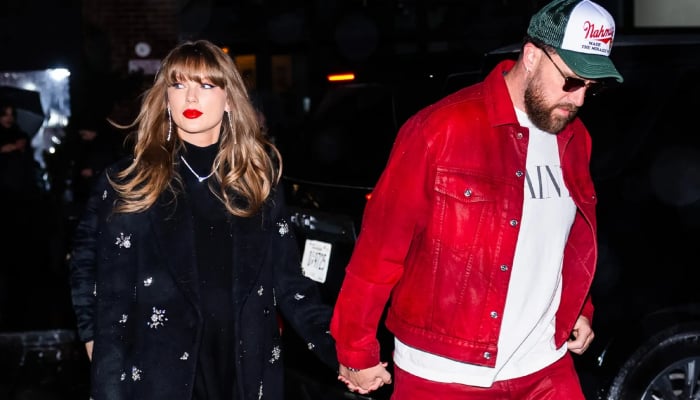 Taylor Swift, Travis Kelce enjoy double date with pals ahead of Super Bowl