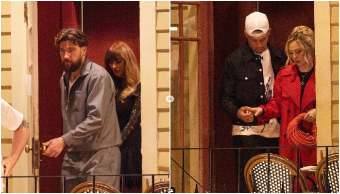 Taylor Swift, Travis Kelce enjoy double date with pals ahead of Super Bowl