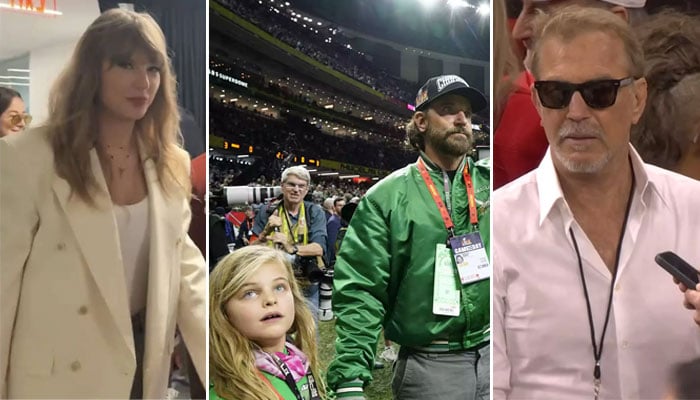 All celebrities at Super Bowl 2025: Taylor Swift, Bradley Cooper and more