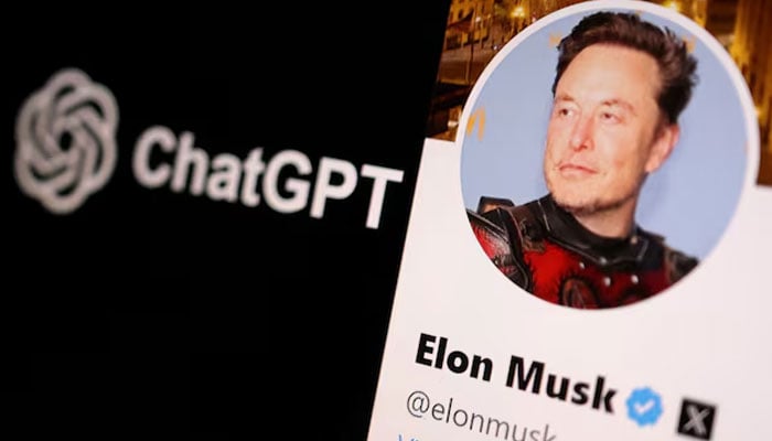 Elon Musk profile picture and ChatGPT logo are seen in this illustration taken, June 11, 2024. — Reuters