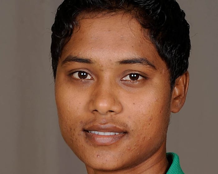 Bangladesh womens player Shohely Akhter. — ICC